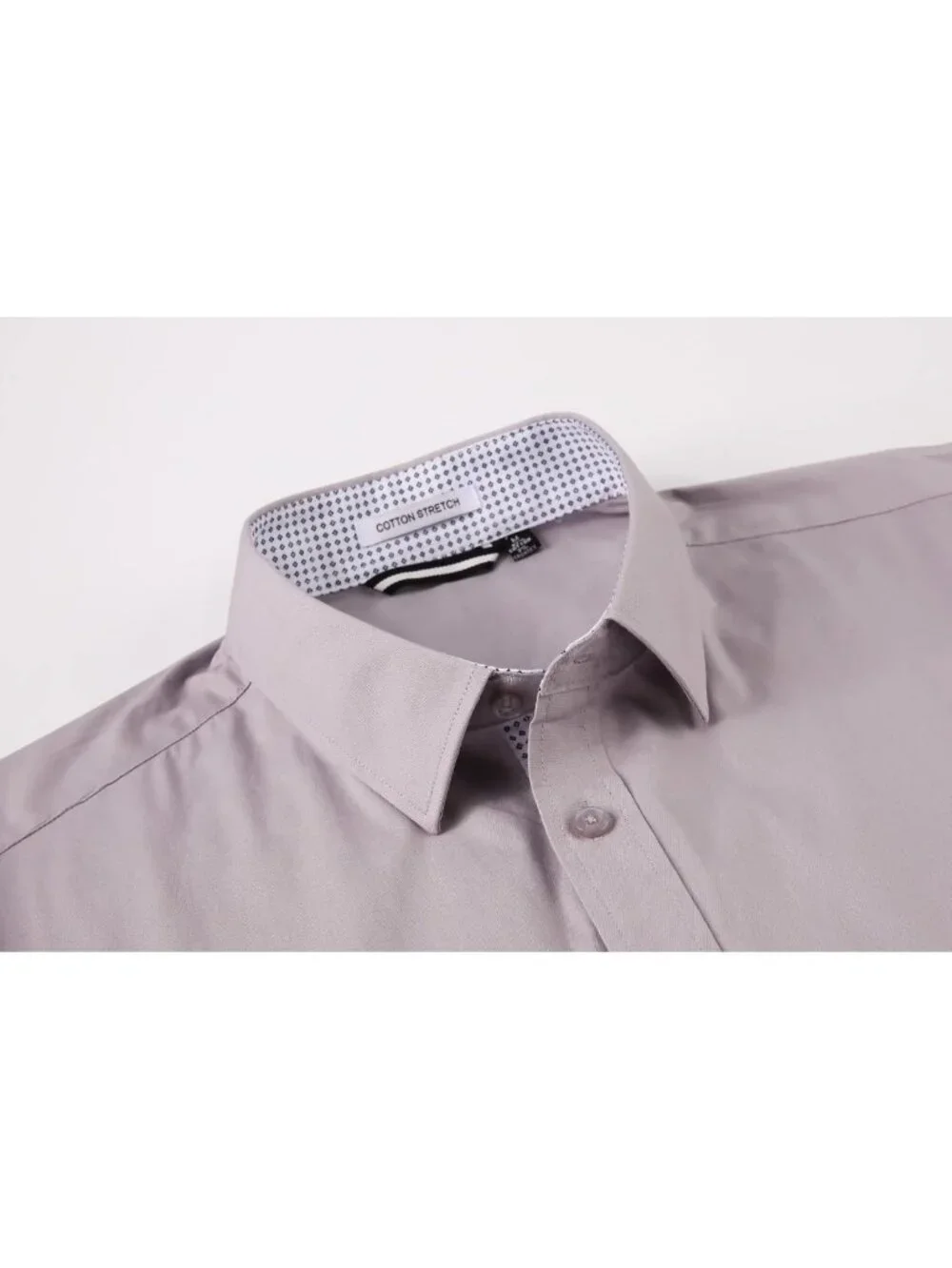 Men's Regular Fit Long Sleeve Stretch Dress Shirt - Comfortable & Stylish